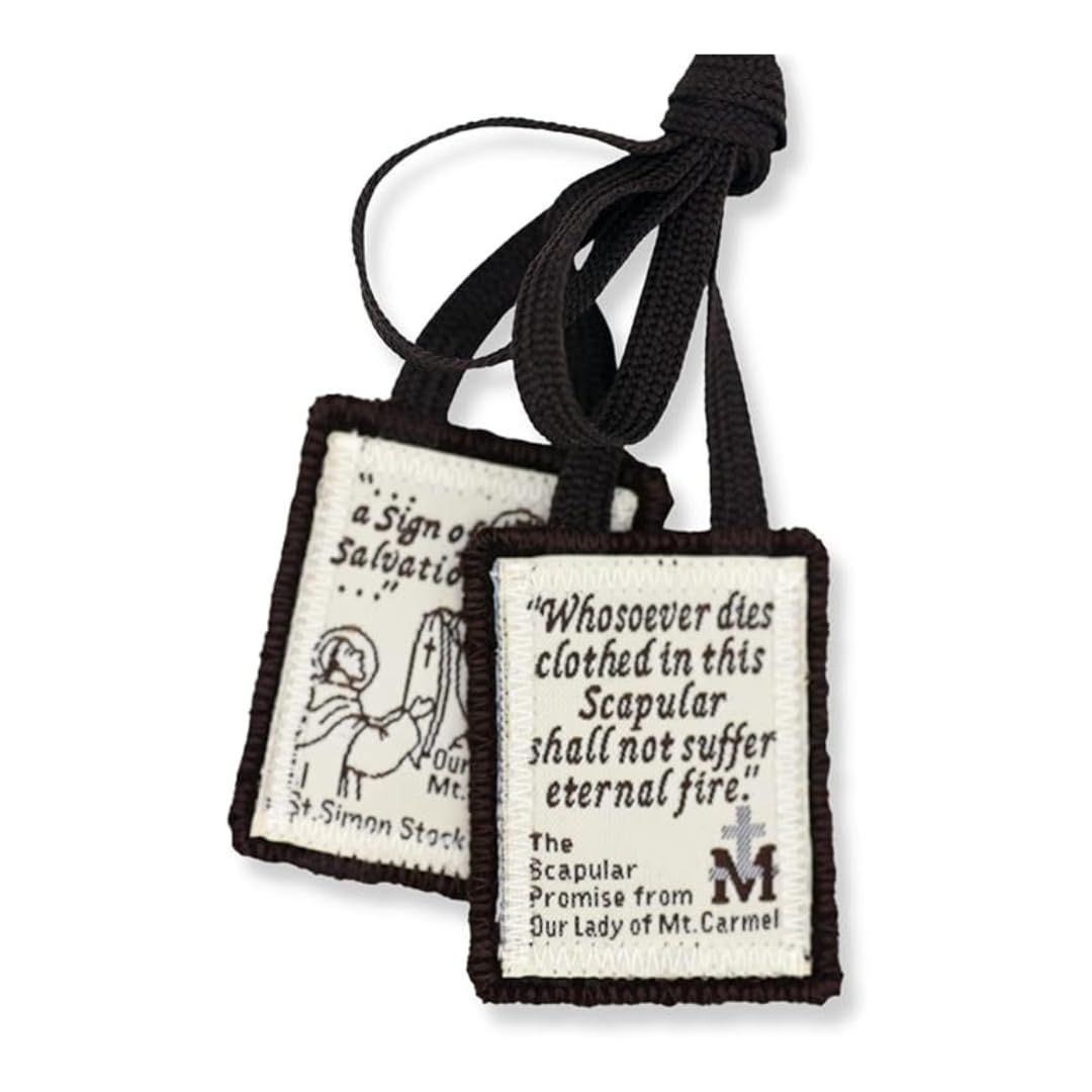 Varieties of Catholic Rosary Prayer Beads Collections (Brown Scapular)