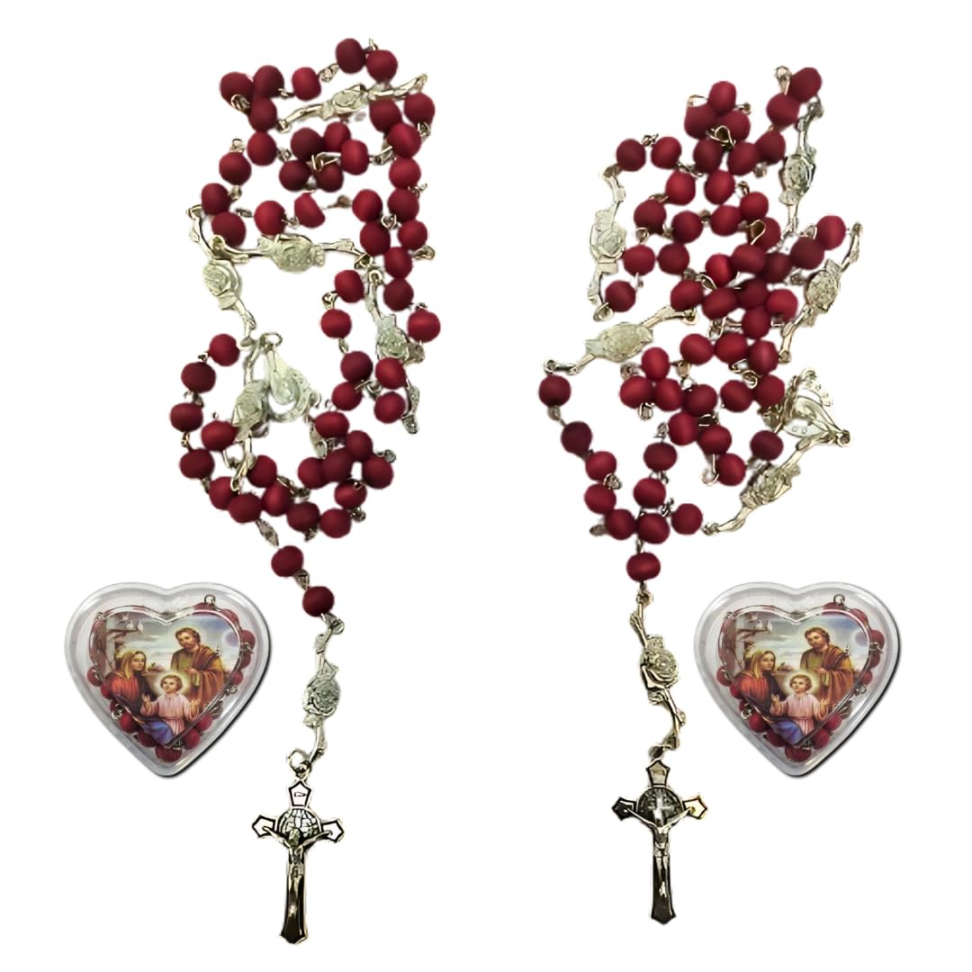 Varieties of Catholic Rosary Prayer Beads Collections (Brown Scapular)