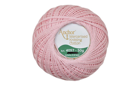 Anchor Mercerised Premium Knitting Crochet Cotton Thread Yarn Balls for Knitting, Weaving, Embroidery and Craft Making Fast Color (Pack of 2 Rolls) (Anchor Balls Shade 49)